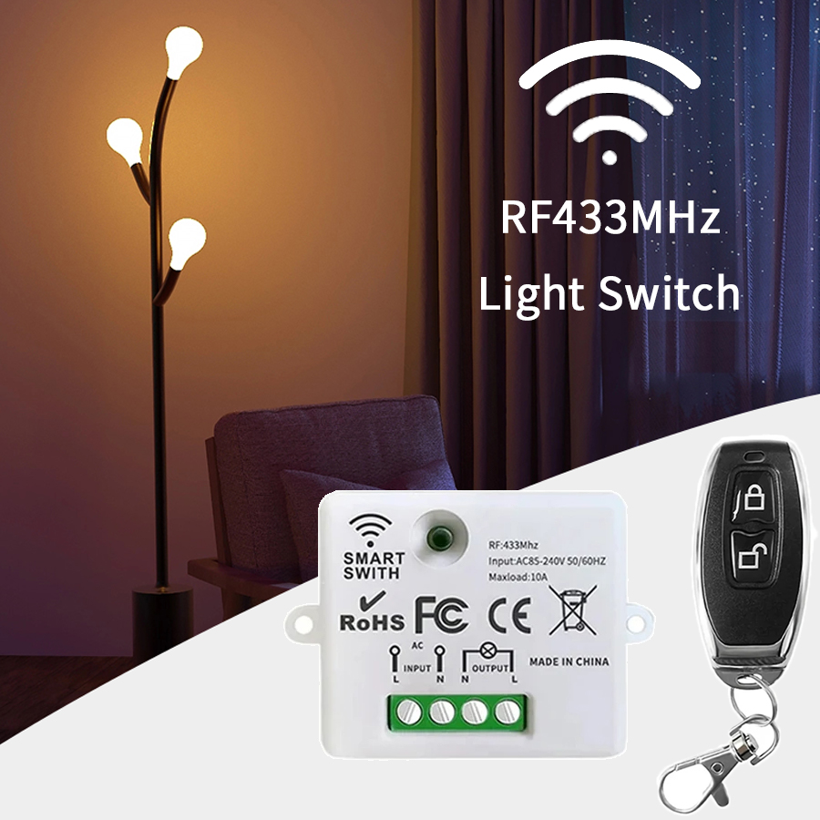Smart Home Miniature - RF 433MHz Wireless Remote Control Switch