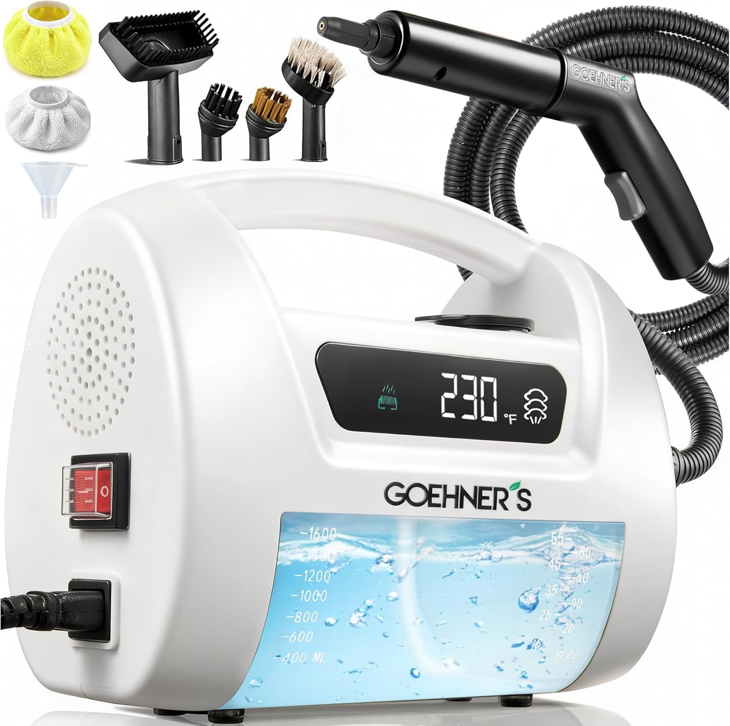 Upgrade Smart Home - 2026 Upgraded 1800W Handheld Steam Cleaner