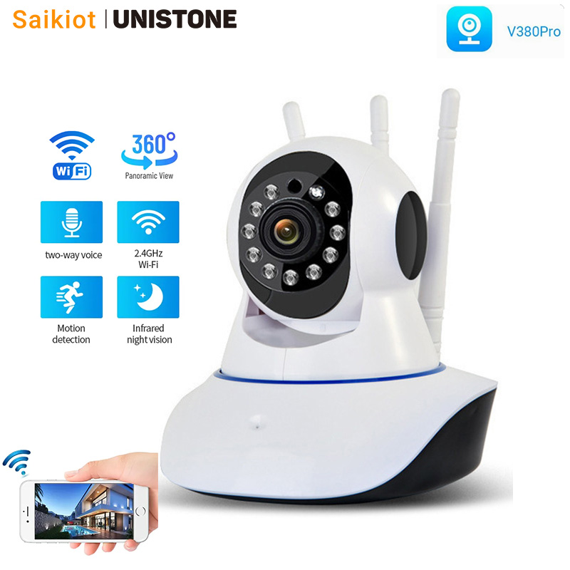 Smart Home Cctv Camera - Saikiot V380 Pro WIFI Camera Baby