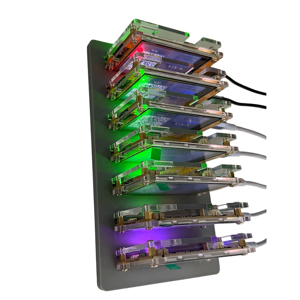 Upgrade Smart Home - 7X 1030KH/S Nerdminernmminer+7 Slots Base Upgraded