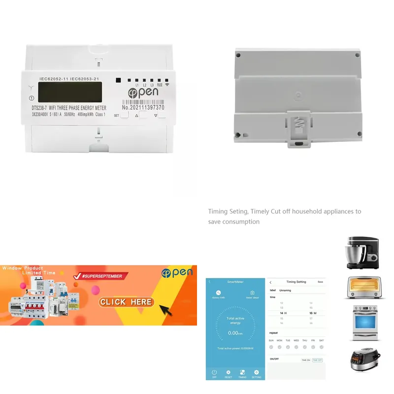 Smart Home Energy - APP 220V 400V Over Under Voltage