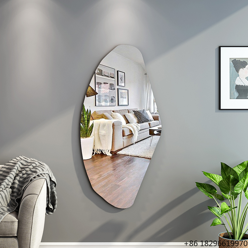 Smart Home Uses - Slim Frameless Irregular Full Length Wall