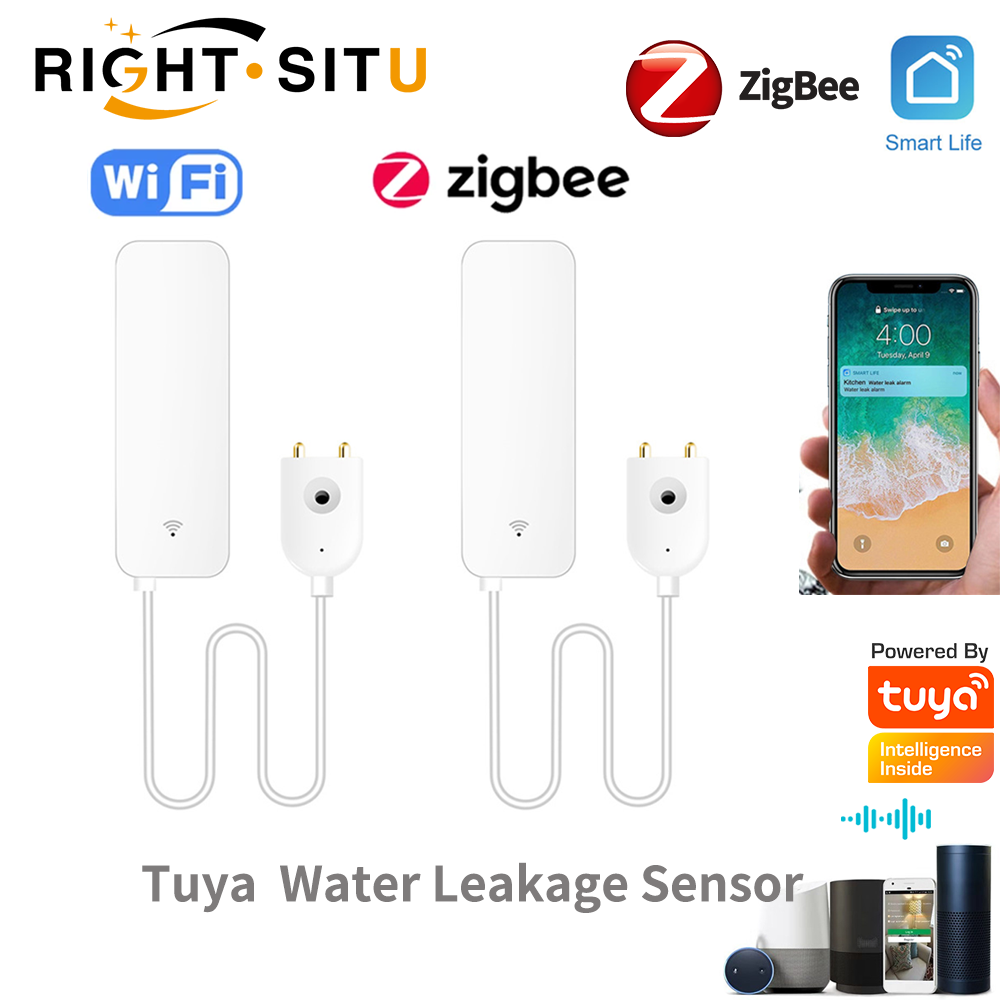 Smart Home Green - Tuya WiFi Water Leak Sensor, Water