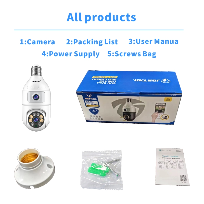 4MP Bulb E27 Dual Lens 360 Ind - Smart Home Os review and price