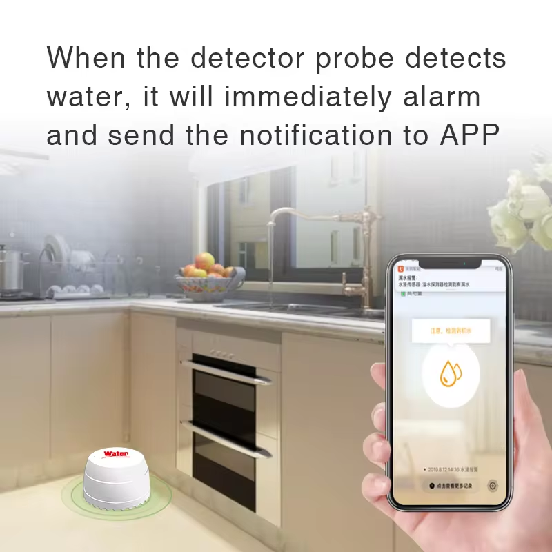 Tuya WiFi Water Leak Detector  - Wifi Water Leak Detector review and price