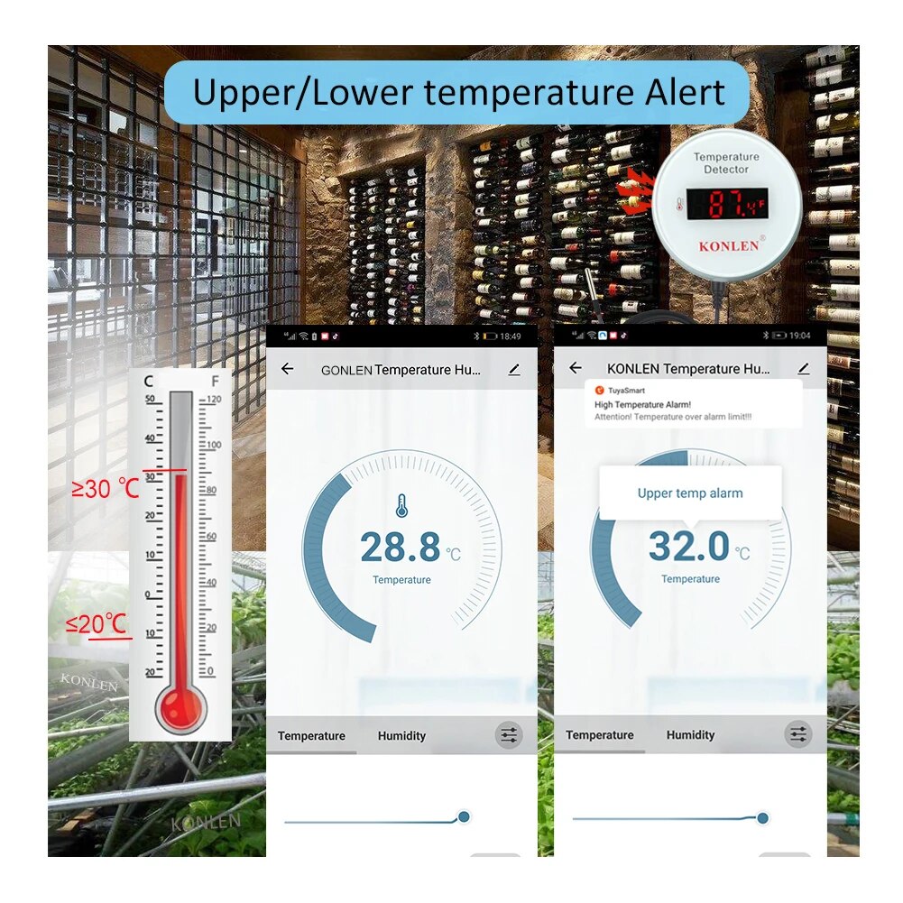 KONLEN Tuya Wifi Temperature S - Smart Home Green review and price