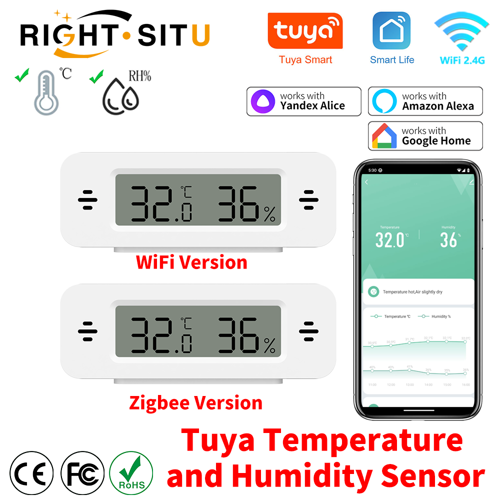 Tuya WiFi Zigbee Mini Temperat - Smart Home Miniature review and price