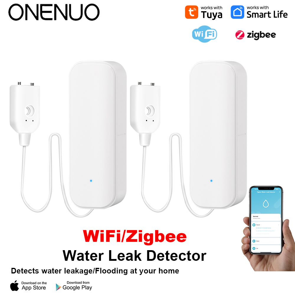WiFi/Zigbee Water Sensor Tuya  - Wifi Water Leak Detector review and price