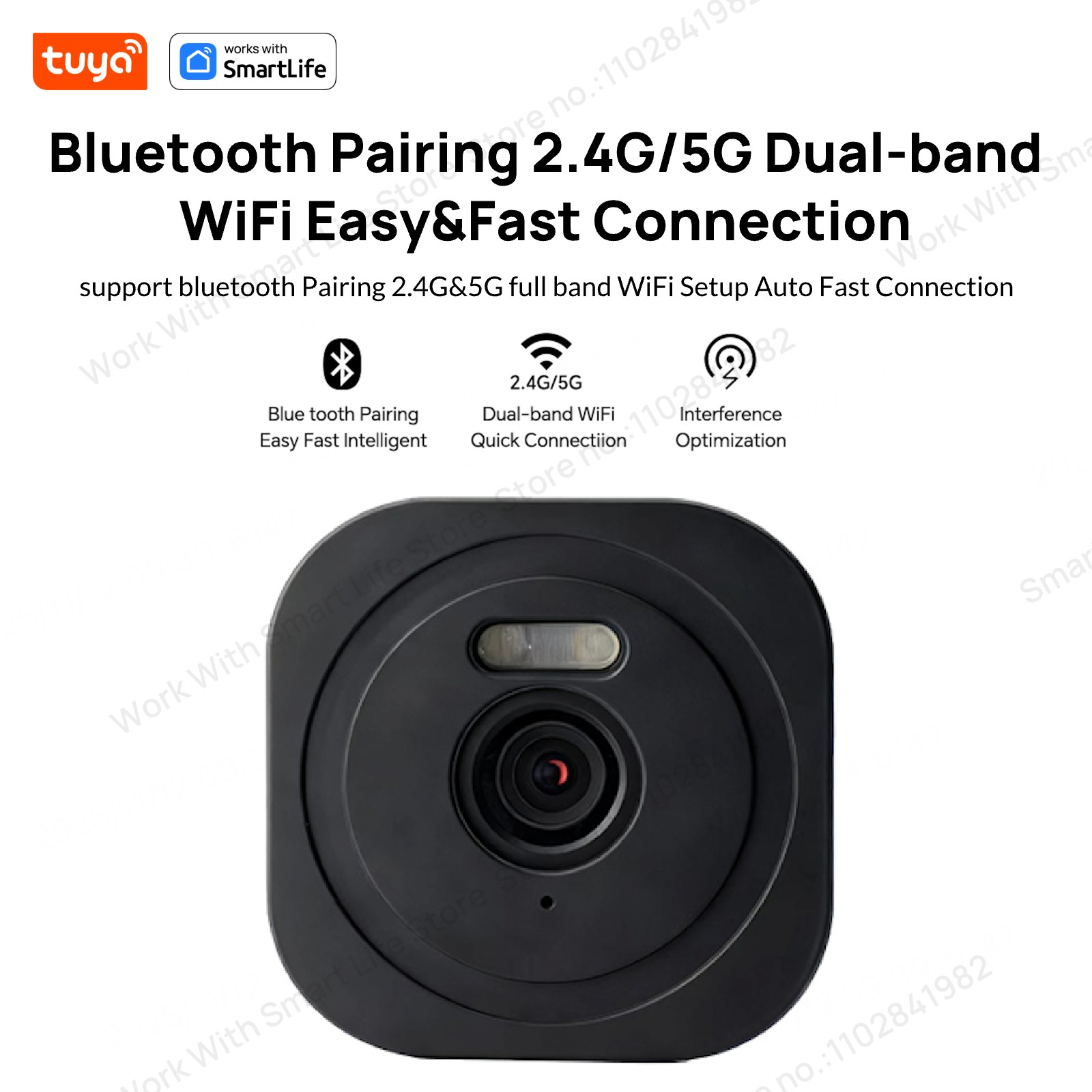 3MP 2K Tuya Window Camera,2.4G - Smart Home Os review and price