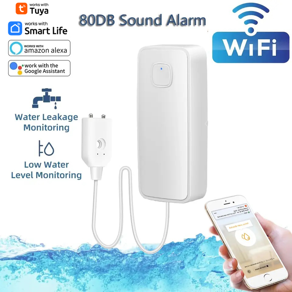 Tuya WiFi Smart Water Leak Sen - Wifi Water Leak Detector review and price