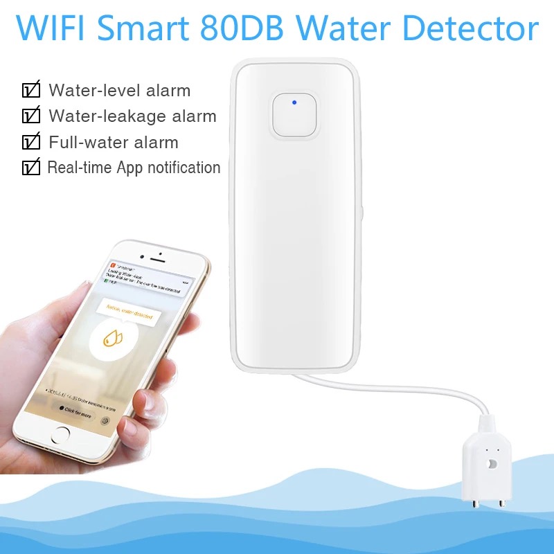 Tuya WiFi Smart Water Leak Sen - Wifi Water Leak Detector review and price