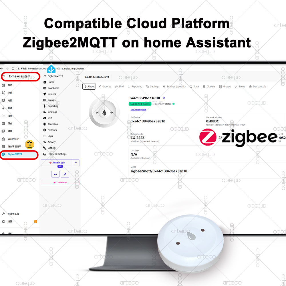 Tuya Smart Zigbee Water Sensor - Smart Home Zentrale review and price