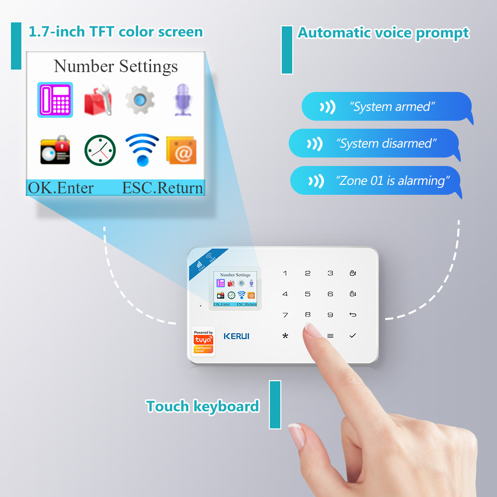 KERUI W181 Alarm System Secutr - Smart Home Cctv Camera review and price