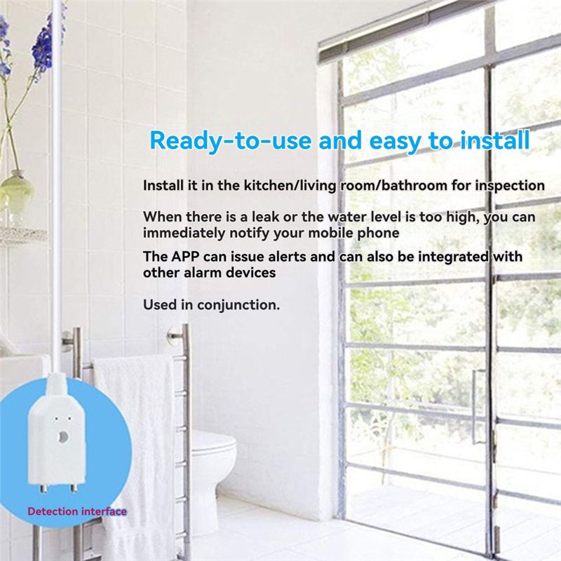 [NEW A09R!】 Tuya Wifi Smart Wa - Wifi Water Leak Detector review and price