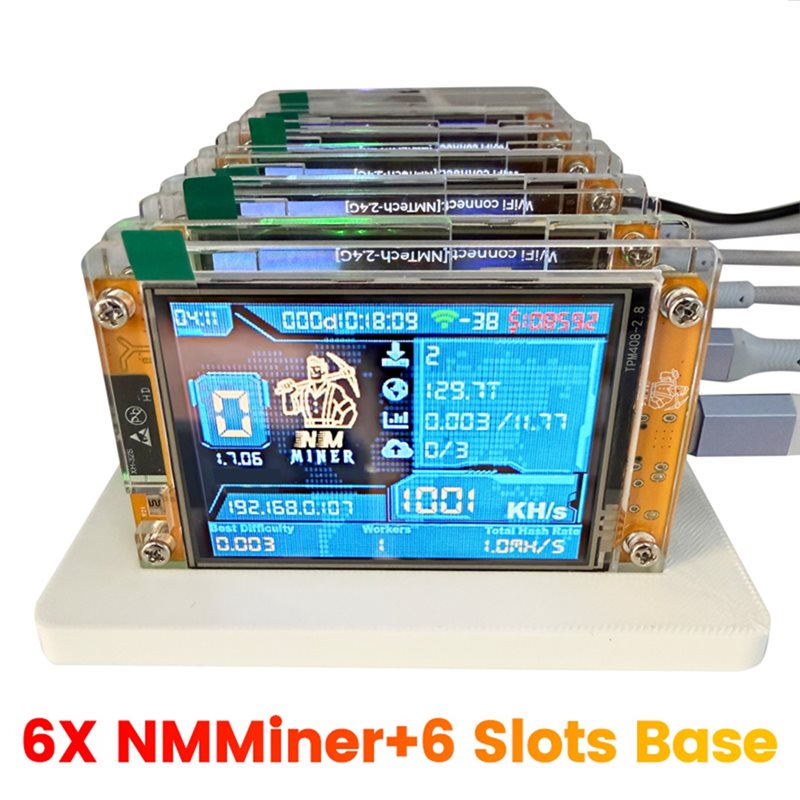 Hot-Nmminer Nerdminer+ 6 Slots - Upgrade Smart Home review and price