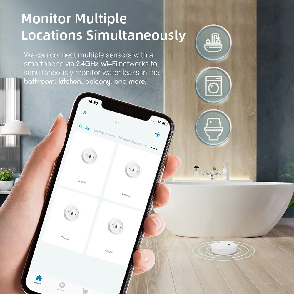 Zigbee3.0 Water Leakage Detect - Smart Home Zentrale review and price