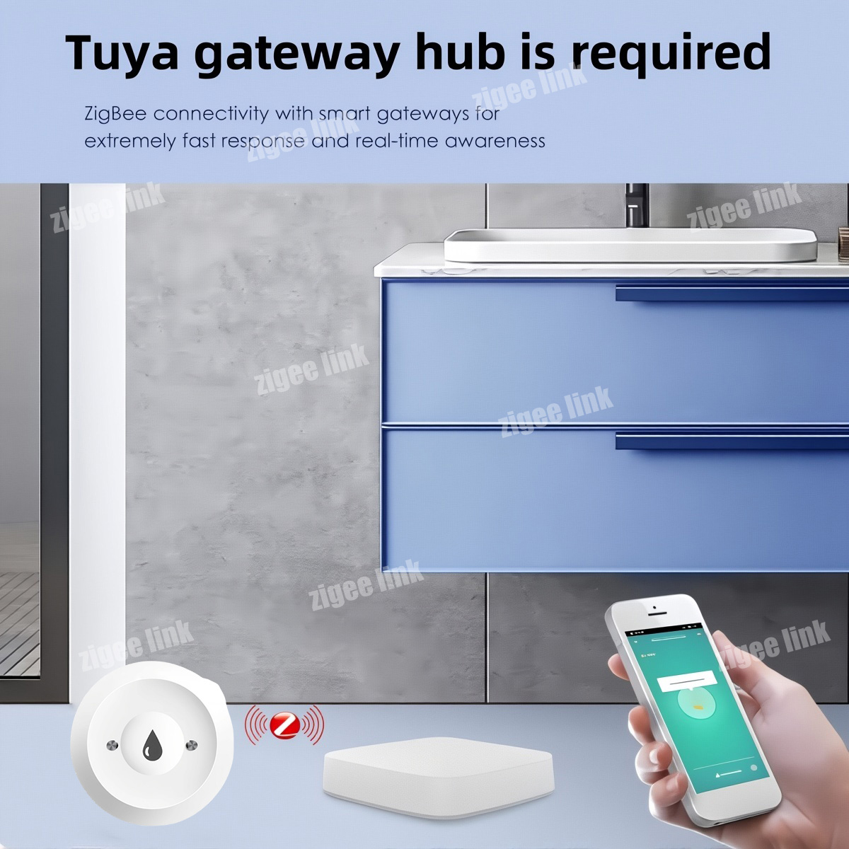 ZigBee 3.0 Water Sensor Smart  - Smart Home Zentrale review and price