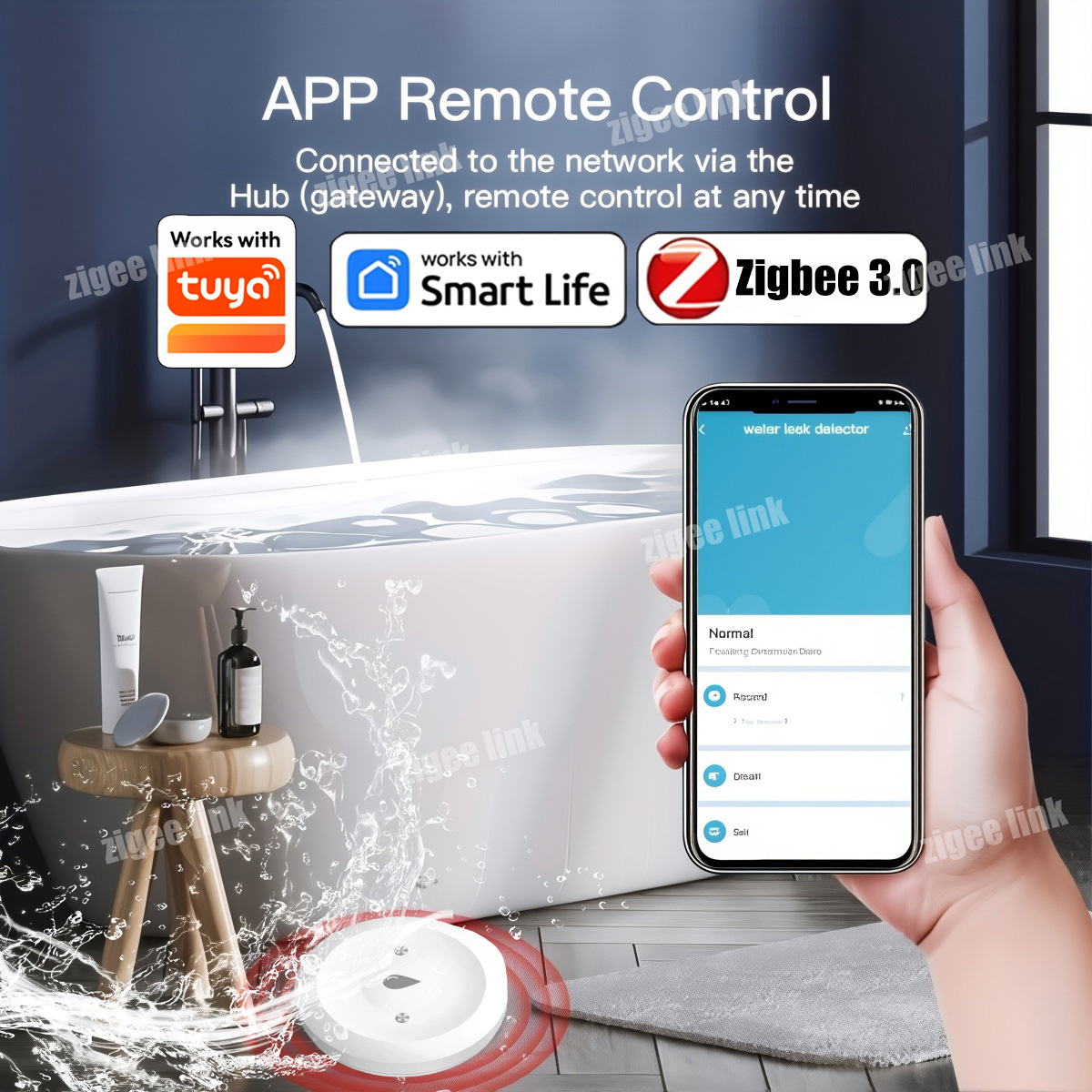 ZigBee 3.0 Water Sensor Smart  - Smart Home Zentrale review and price