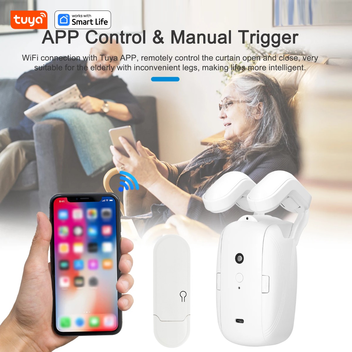 1/2PCS Tuya Smart WiFi Curtain - Smart Home Zentrale review and price