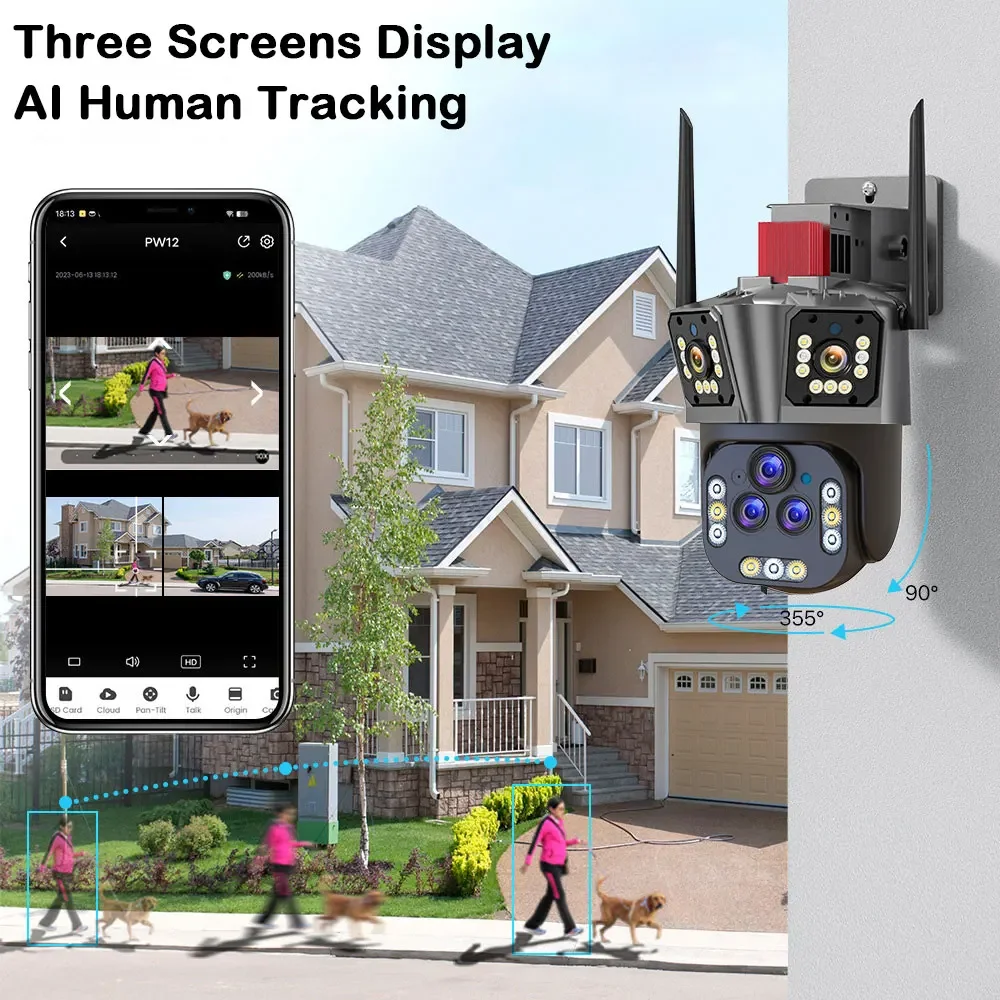 Ultra 20MP 10K WIFI PTZ Contro - Smart Home Cctv Camera review and price