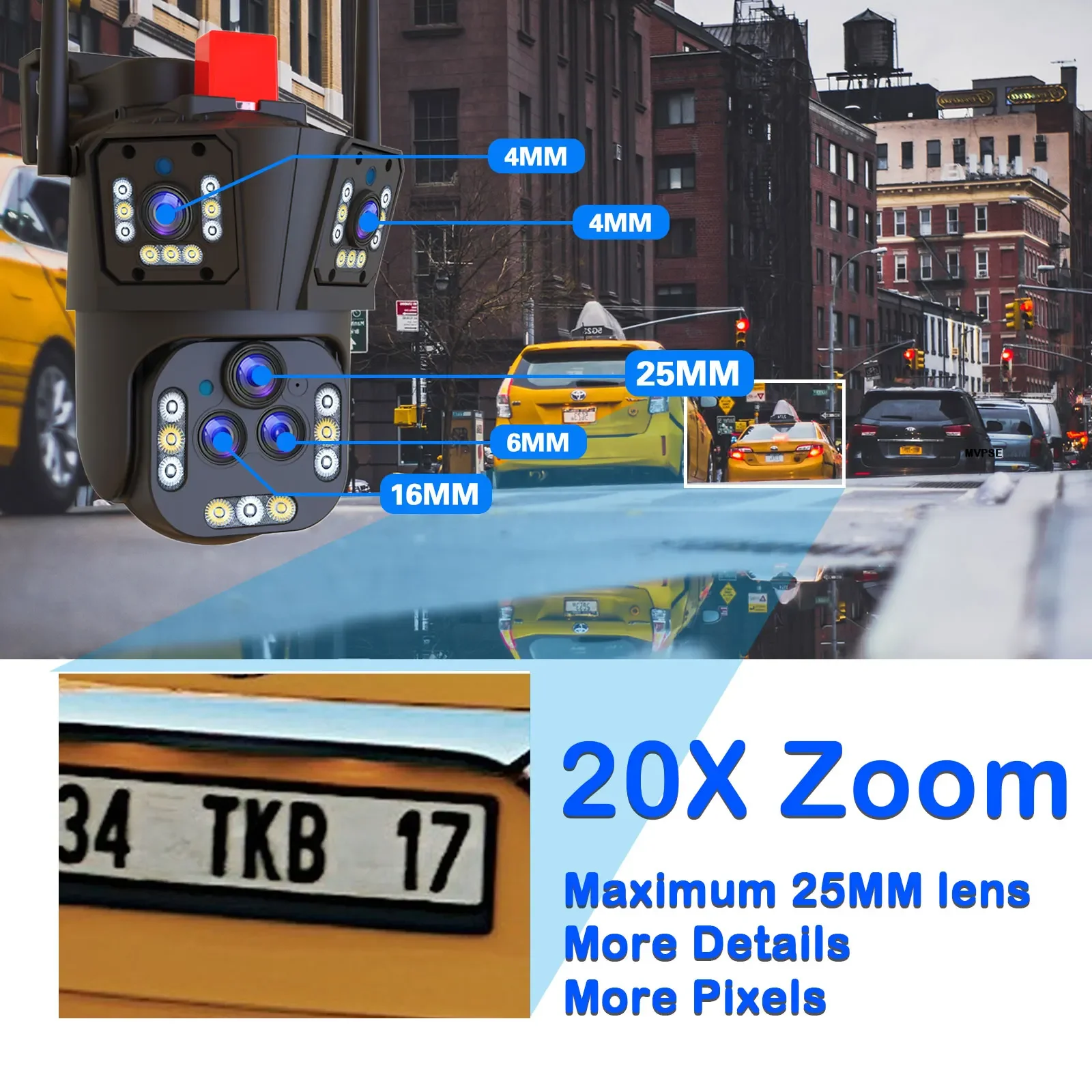 Ultra 20MP 10K WIFI PTZ Contro - Smart Home Cctv Camera review and price