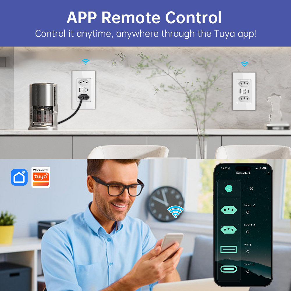 MANHOT Wifi Smart Brazil Socke - Smart Home Energy review and price