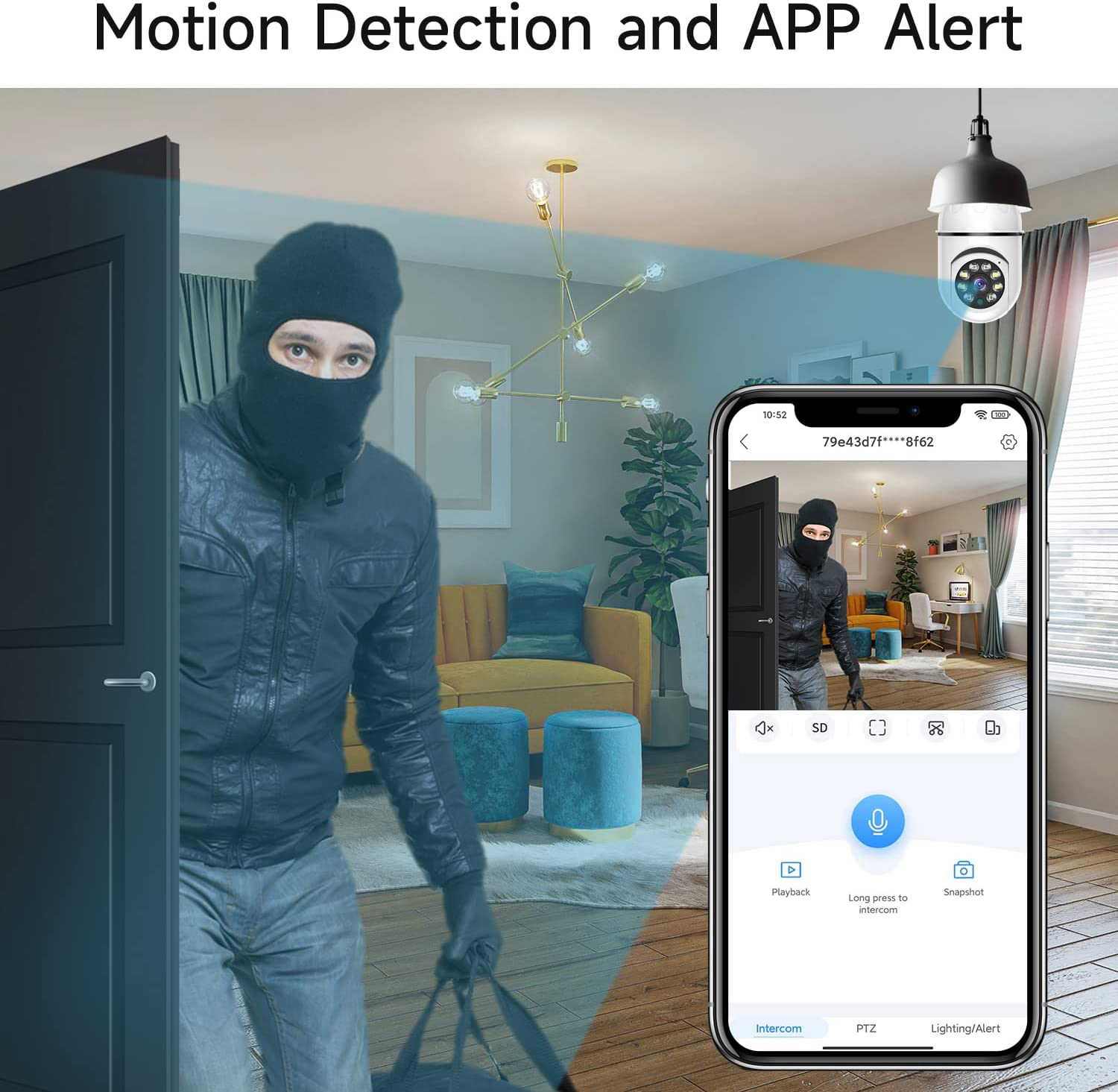 8MP E27 Bulb Surveillance Came - Smart Baby Night Light review and price