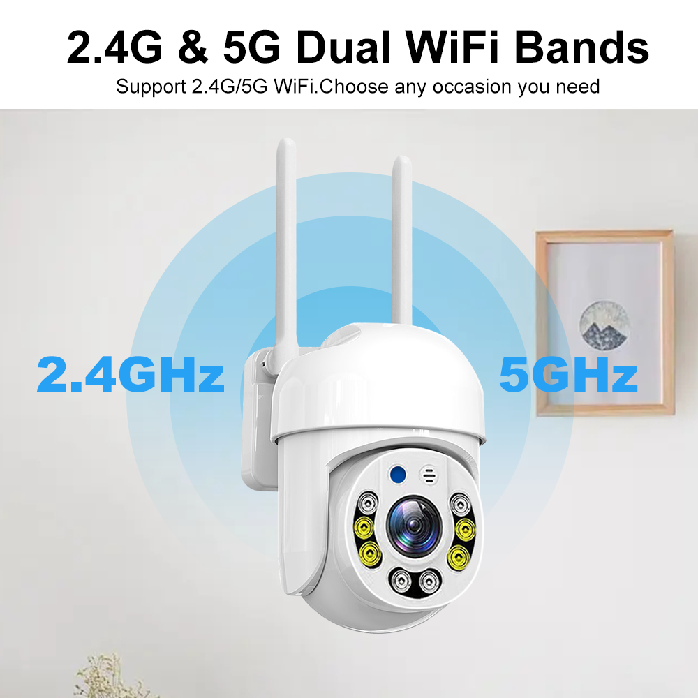 Tuya 5G Wifi Camera PTZ Outdoo - Smart Home Cctv Camera review and price