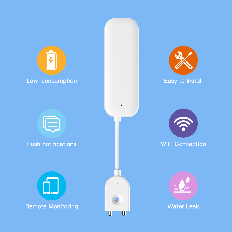 Tuya WiFi ZigBee Water Sensor  - Wifi Water Leak Detector review and price