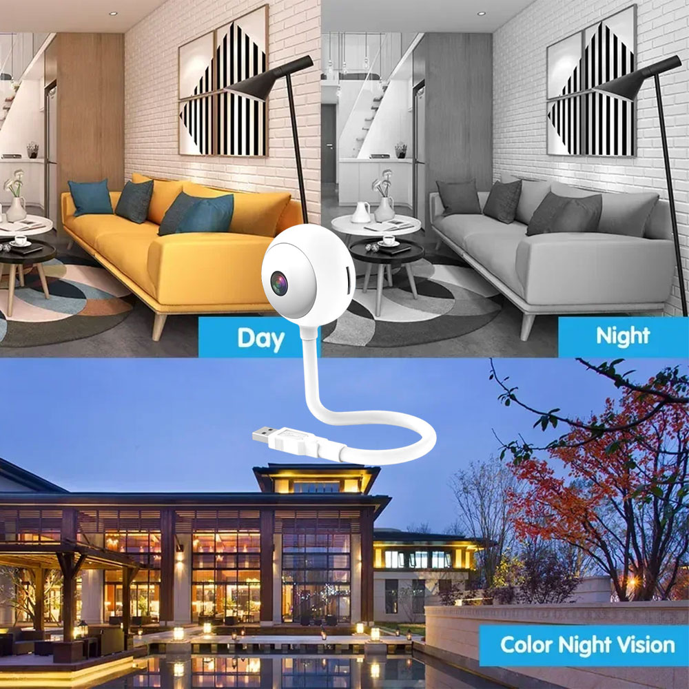 5MP Indoor USB Light Bulb WiFi - Smart Baby Night Light review and price