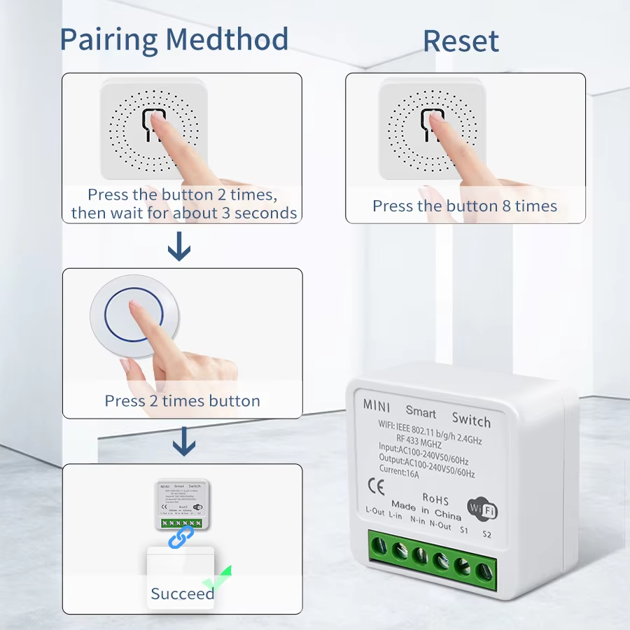 16A/20A RF433Mhz Work With Tuy - Smart Home Miniature review and price