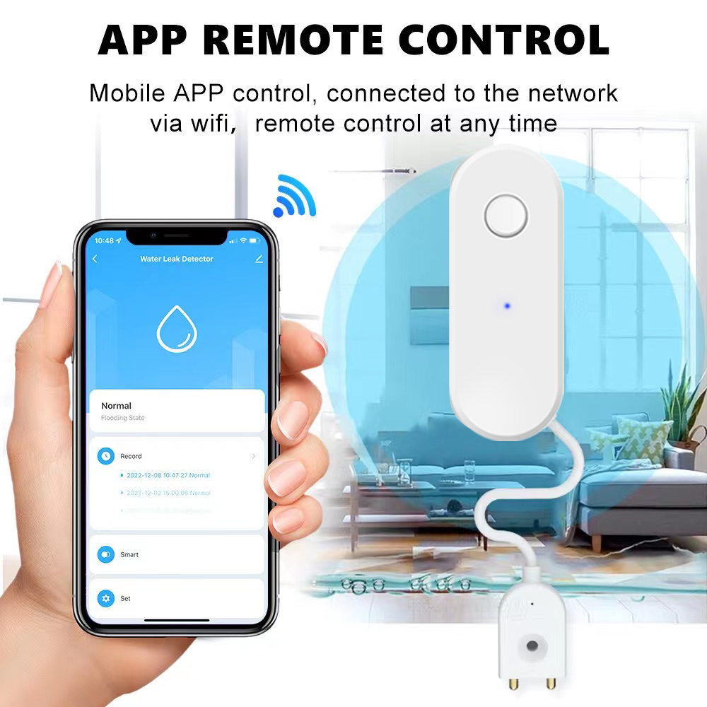 Tuya WiFi Smart Water Leak Sen - Wifi Water Leak Detector review and price