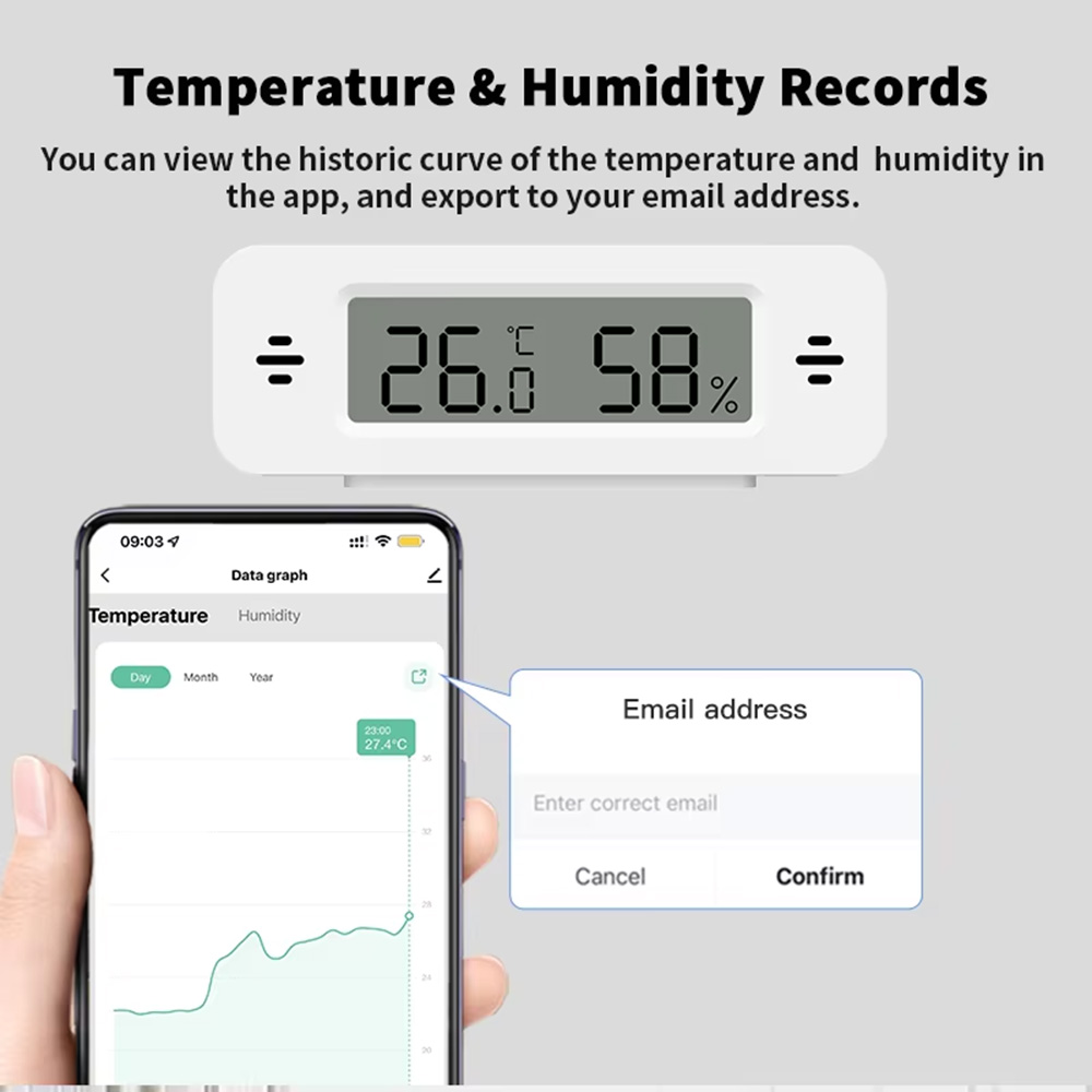 Tuya Zigbee WiFi Mini Temp & H - Smart Home Miniature review and price