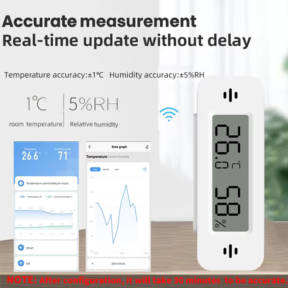 Tuya Zigbee WiFi Mini Temp & H - Smart Home Miniature review and price