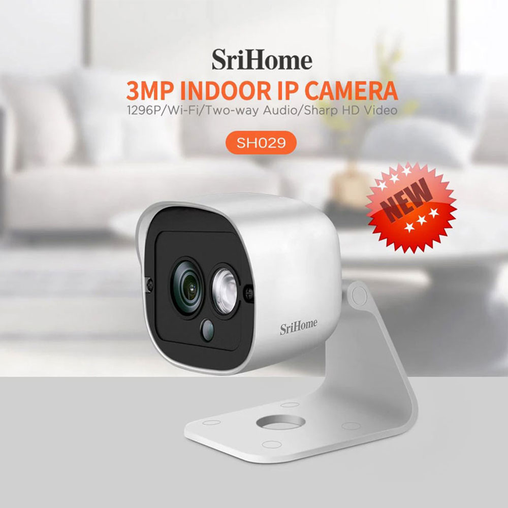 Srihome SH029 3.0MP Mini WIFI  - Smart Home Cctv Camera review and price