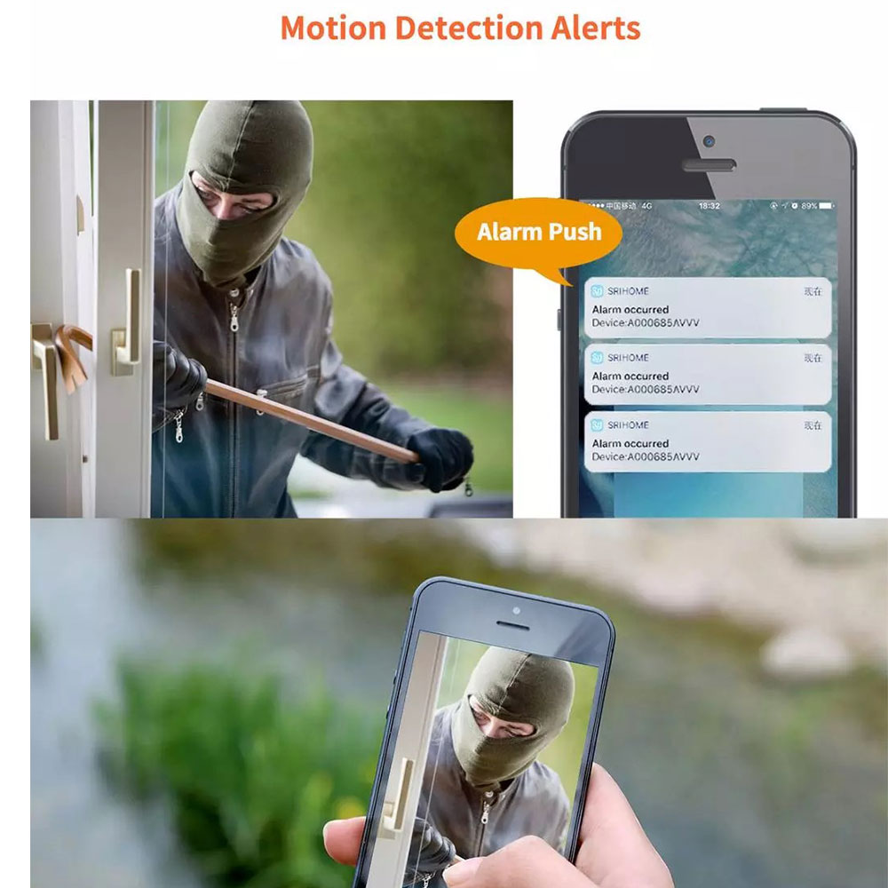 Srihome SH029 3.0MP Mini WIFI  - Smart Home Cctv Camera review and price