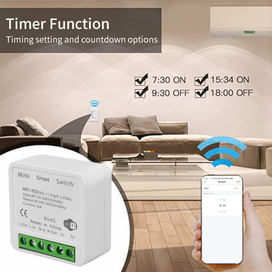 2 Way Mini DIY Smart Switch Tu - Smart Home Miniature review and price